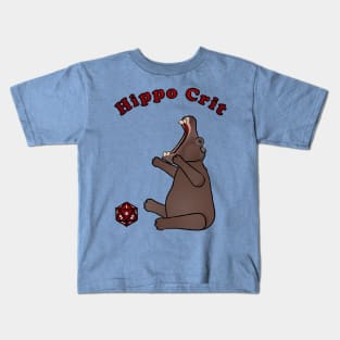 HIppo Crit Fail Kids T-Shirt